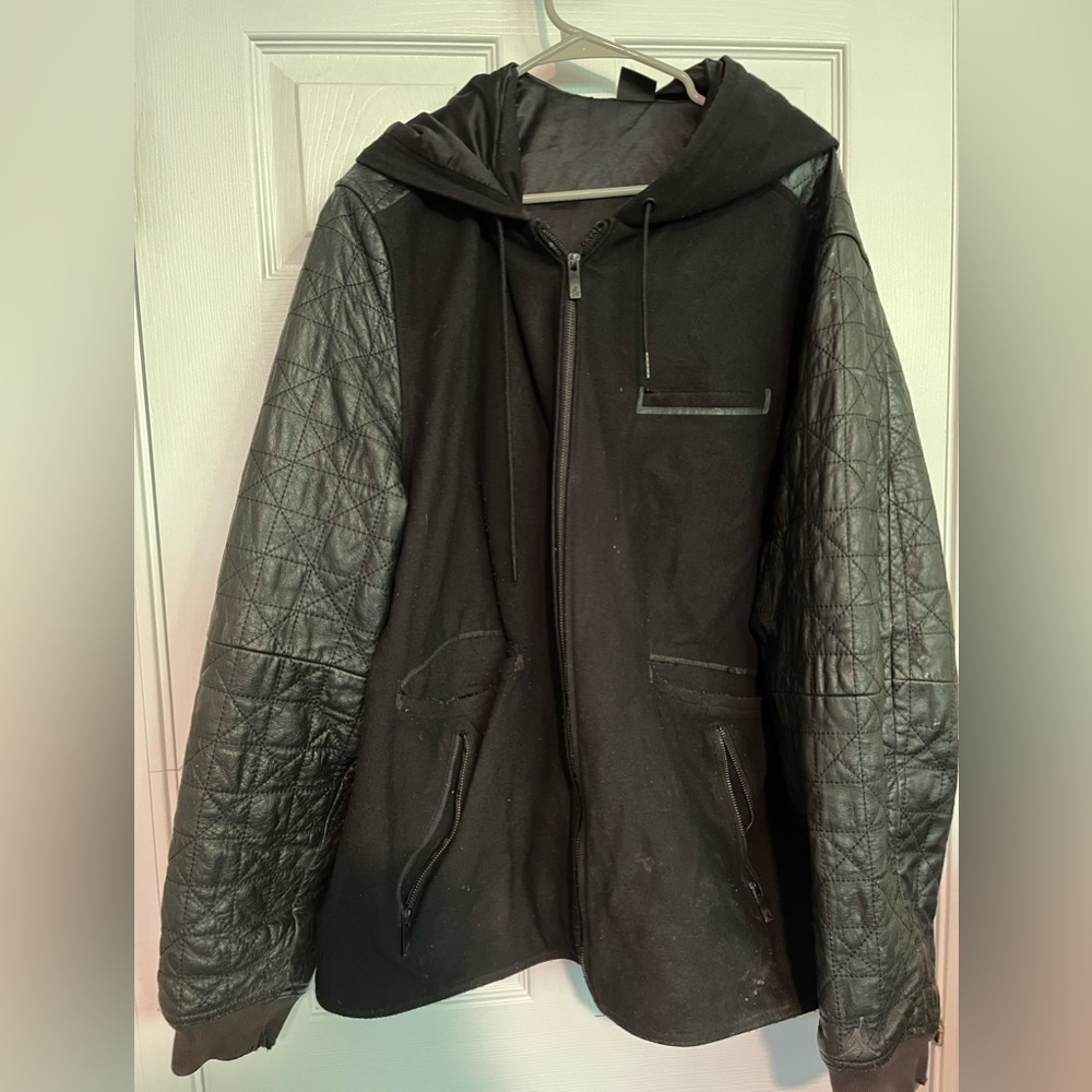 Nike Air Jordan Leather Men's Letterman Jacket.